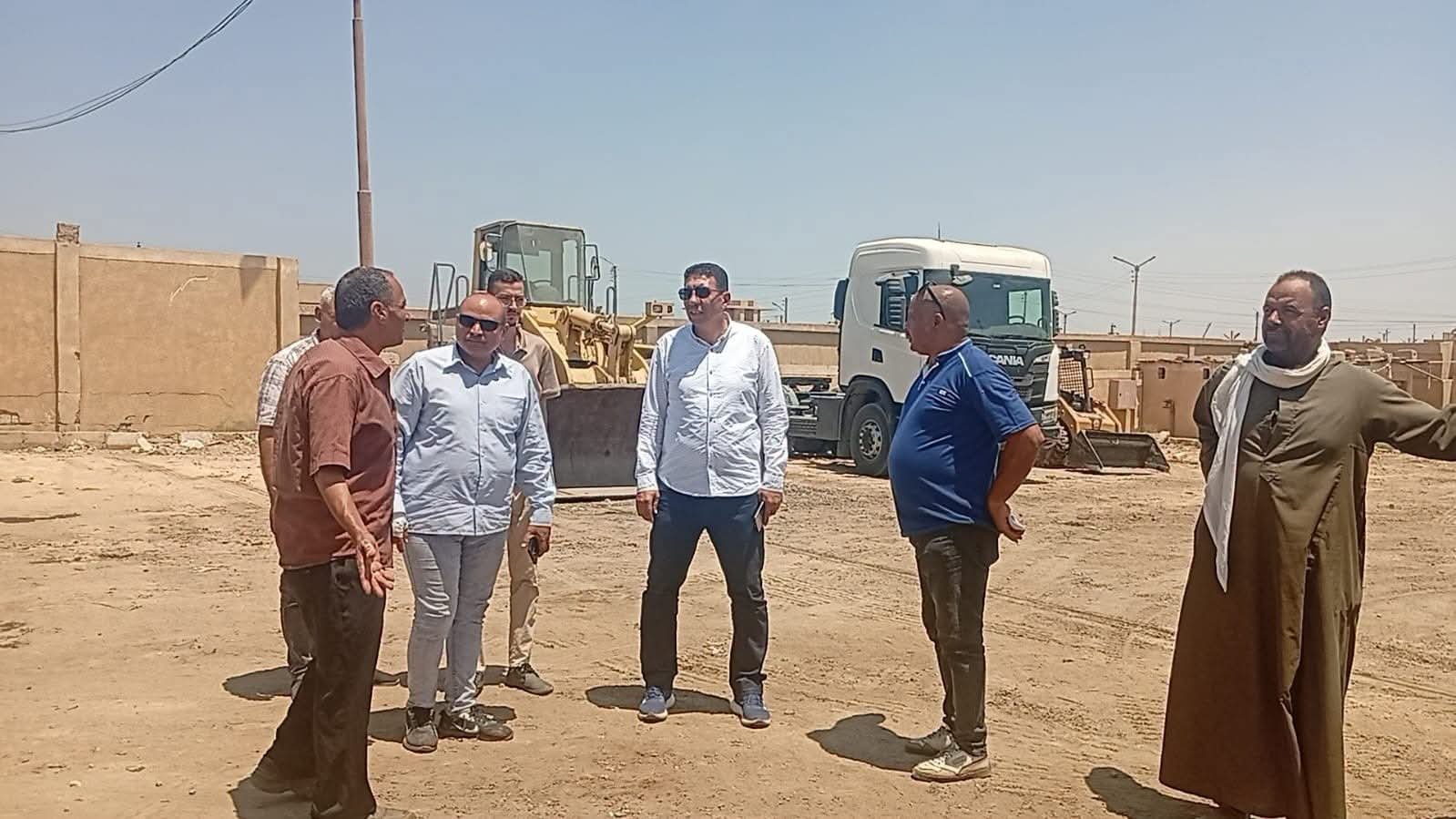 جاهزية المعدات على رأس أولويات العمل رئيس مدينة المنيا..